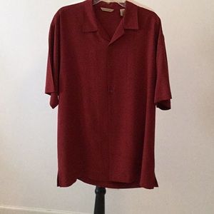 Men’s Tommy Bahama Wine Colored Shirt